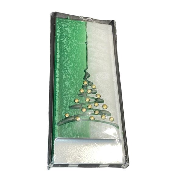 Flatyz Flat Candle Christmas Tree Dripless Smokeless Art Handmade Holiday Green - Picture 11 of 12